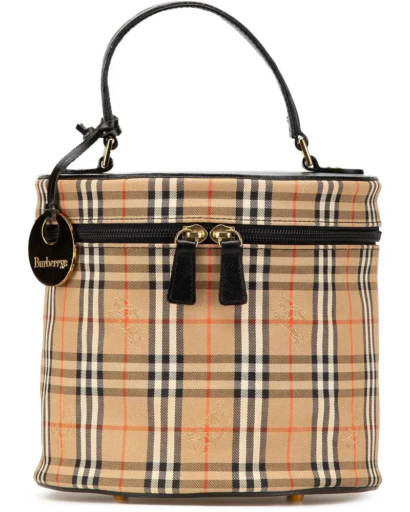 Burberry Kosmetiktaschen 20th Haymarket Check Canvas Vanity Bag bunt Bunt