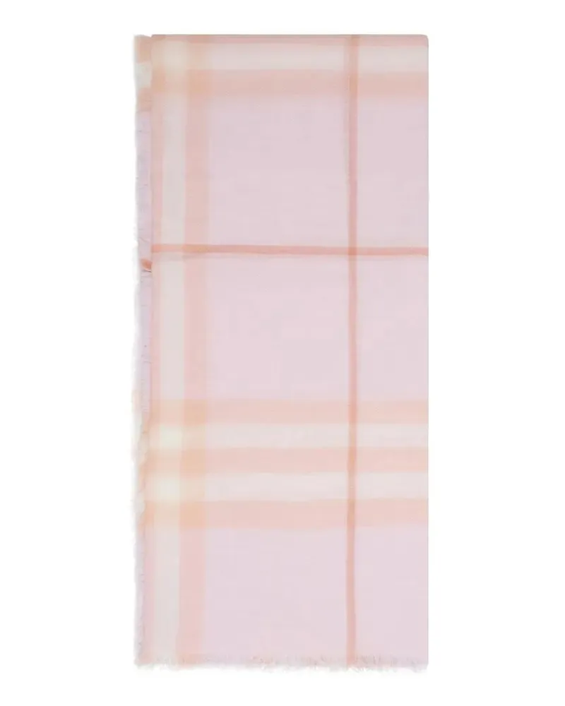 Burberry Tücher & Schals Cameo Pink Wool Scarf pink Rosa