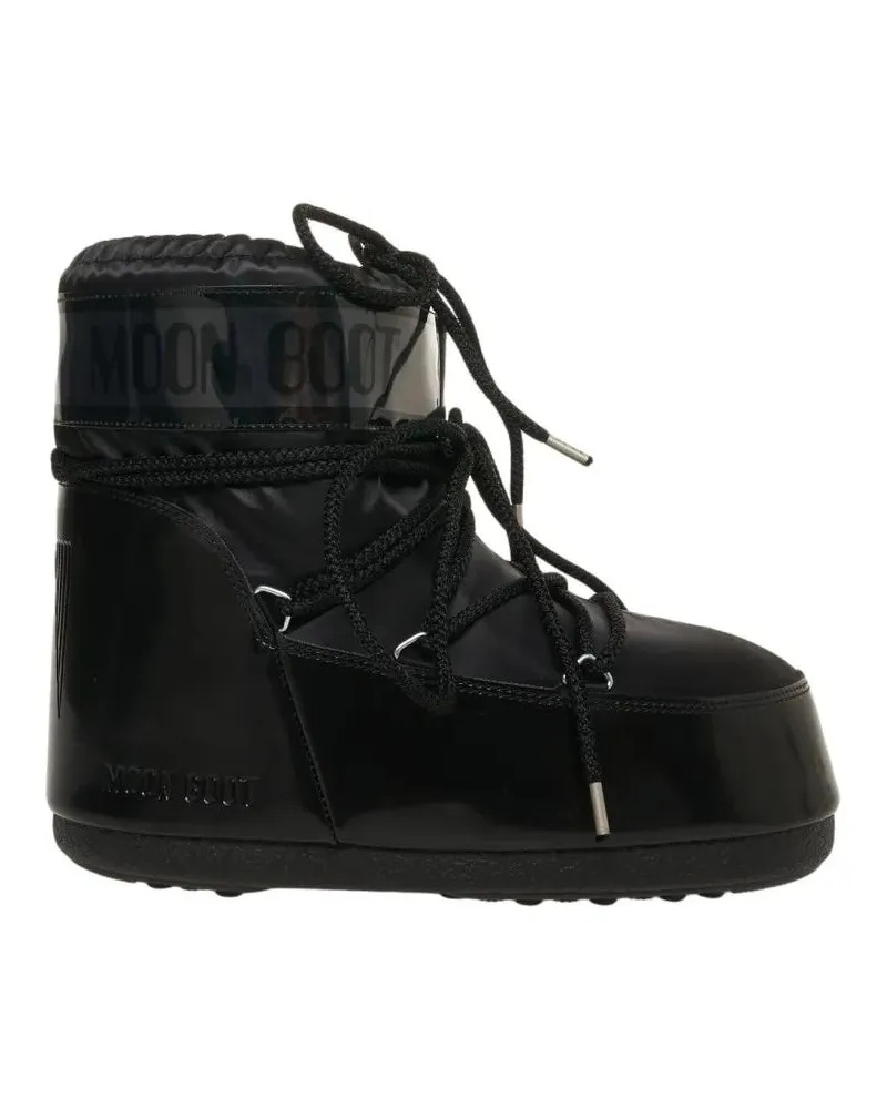 Moon Boot Stiefel Icon Low Glance Ankle Boots schwarz Schwarz