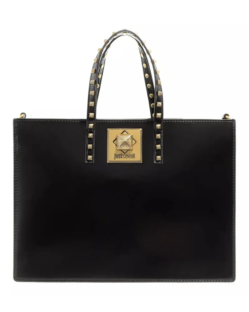 Just Cavalli Tote Rang D Metal Studs Sketch 4 Bags Schwarz