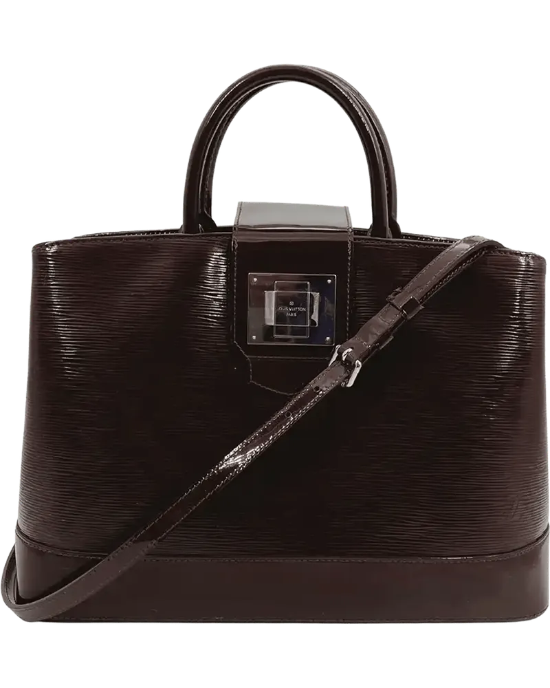 Louis Vuitton Crossbody Bags  Mirabeau GM Electric Epi handbag / g schwarz Schwarz