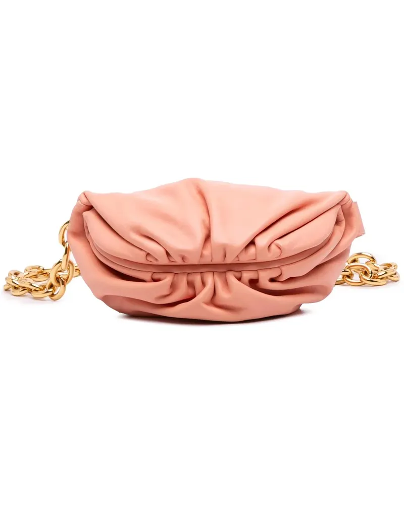Bottega Veneta Bauchtaschen Lambskin Belt Chain Pouch rosa Gold