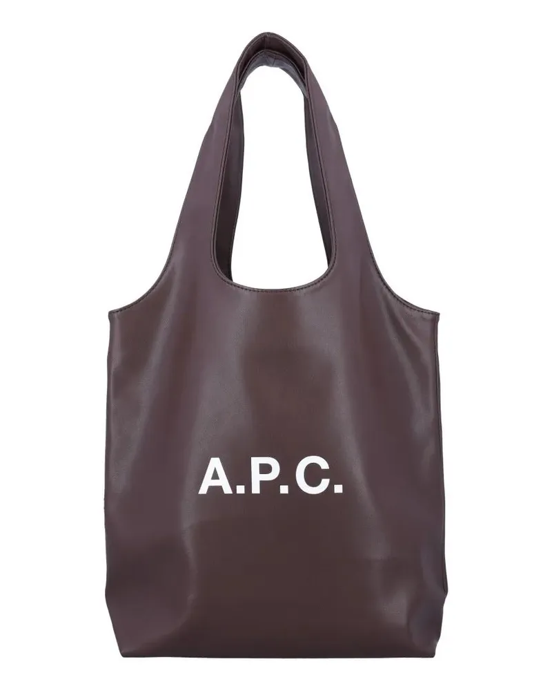 A.P.C. Shopper & Totes Ninon Small Tote Bag rot Rot