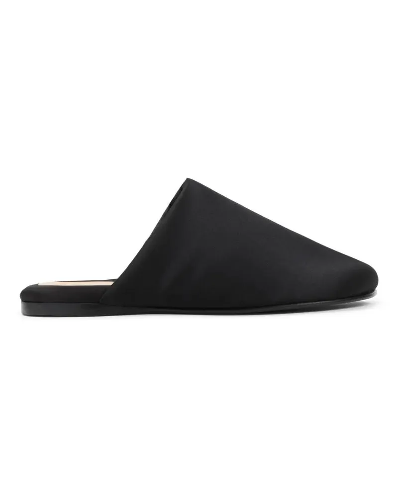 Carven Sandalen Black Sandals With Soft Polyester Upper schwarz Schwarz