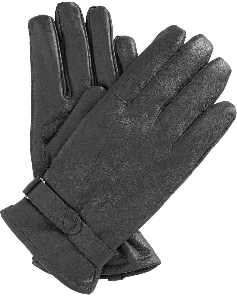 Barbour Handschuhe Gloves Black schwarz Schwarz