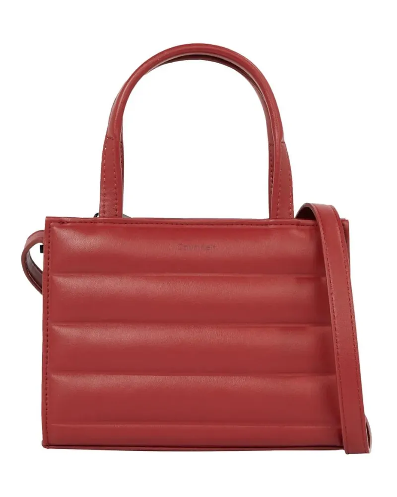 Calvin Klein Crossbody Bags Quilt Handtasche rot Rot