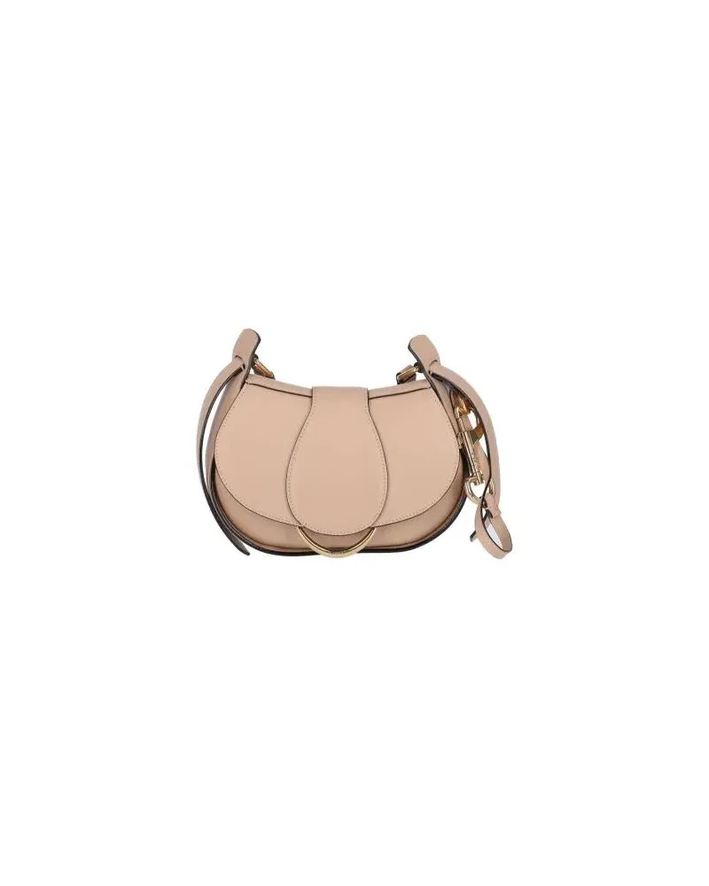 Chloé Hobo Bags Small "Ride" Crossbody Bag – Beige beige Beige