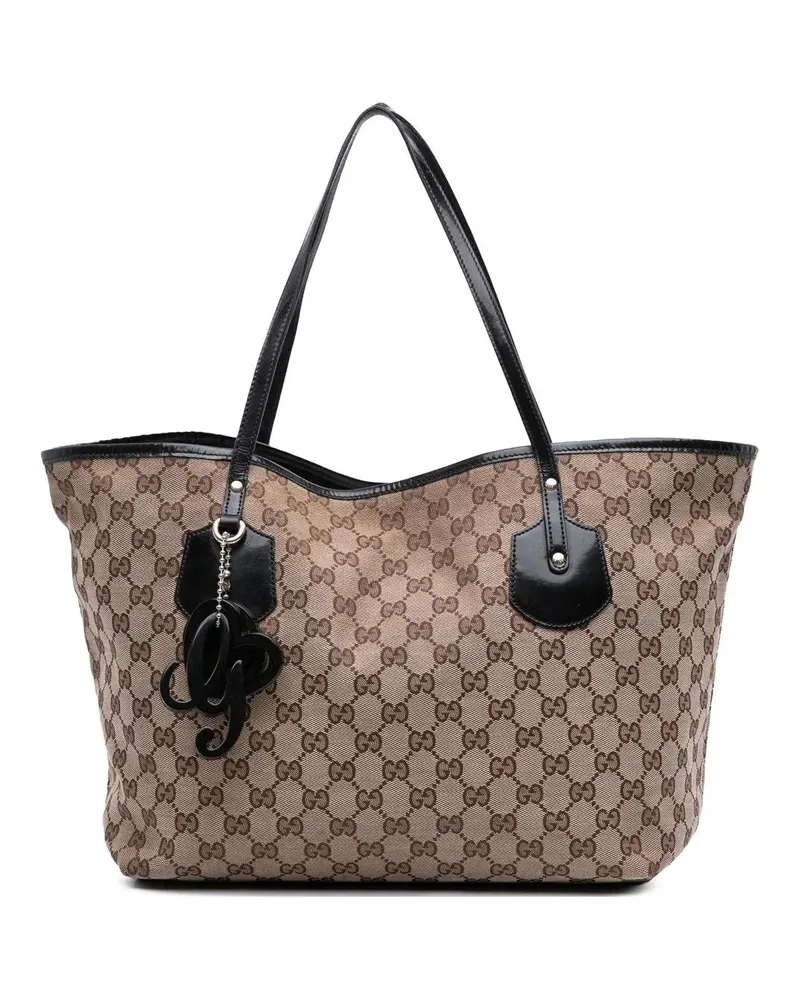 Gucci Shopper Medium GG Canvas Jolie Tote braun Braun