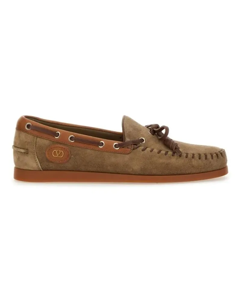 Valentino Garavani Loafer "Palm Avenue" Boat Moccasin braun Braun
