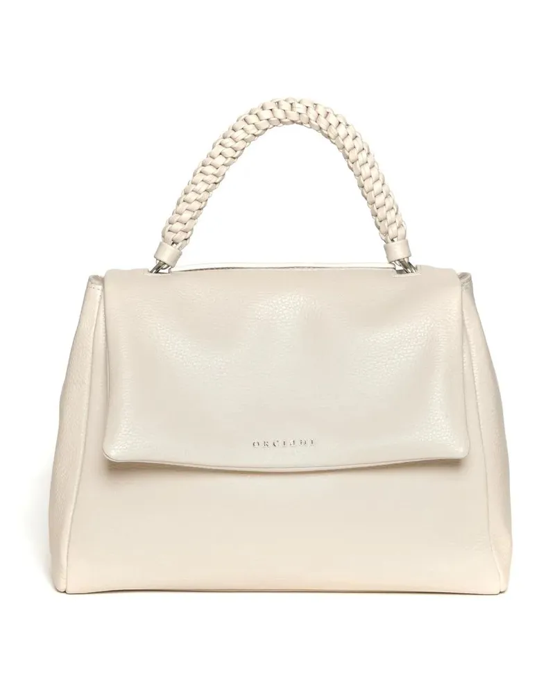 Orciani Hobo Bags Sveva M Scooby Pelle Bianca beige Beige