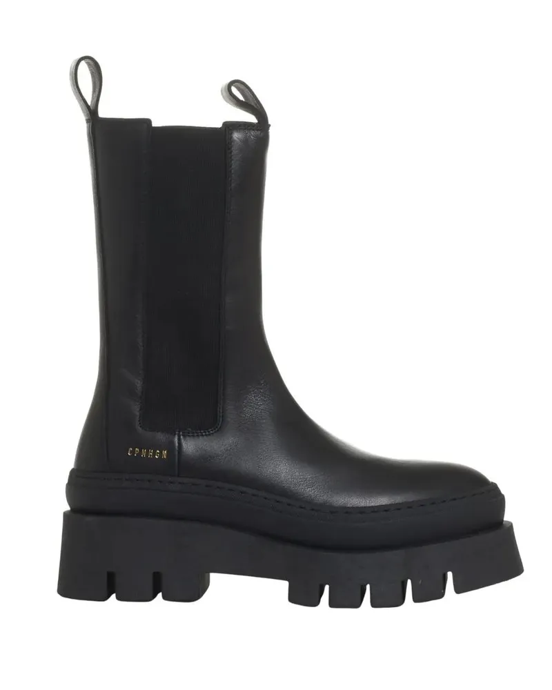 Copenhagen Stiefel Chelsea Boot Double Bottom Black schwarz Schwarz