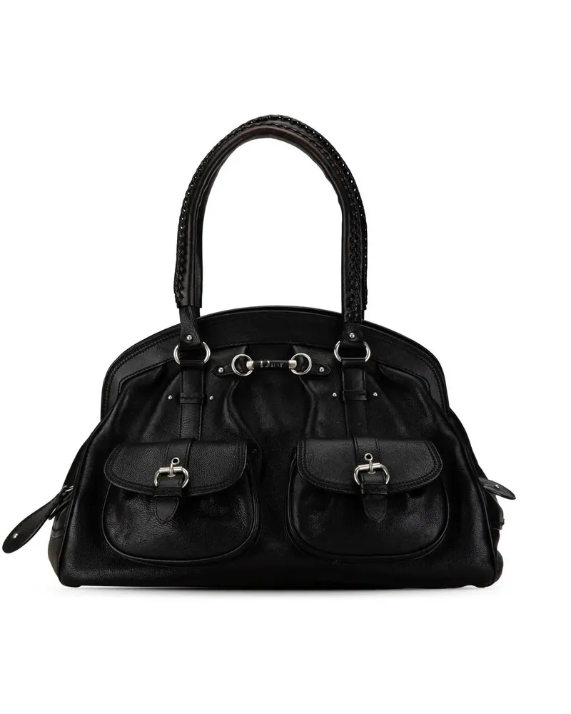 Dior Crossbody Bags Large Calfskin My Dior Frame Handbag schwarz Schwarz
