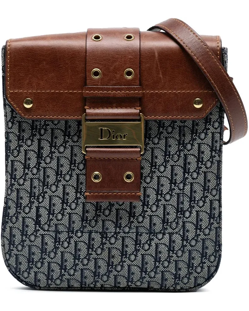 Dior Hobo Bags Diorissimo Trotter Canvas Street Chic Crossbody blau Blau