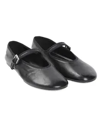 The Row Loafers & Ballerinas Boheme Mj Black Nappa Lamb Leather Ballerinas Schwarz