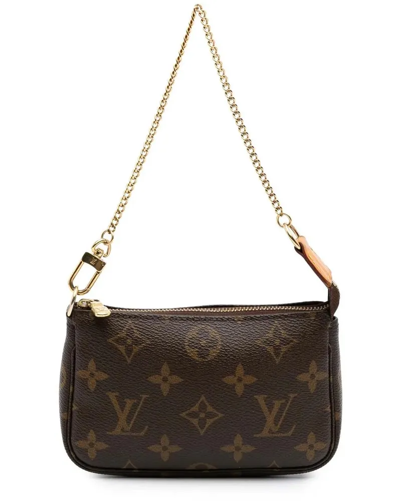 Louis Vuitton Crossbody Bags 2010 Monogram Mini Pochette Accessoires braun Braun