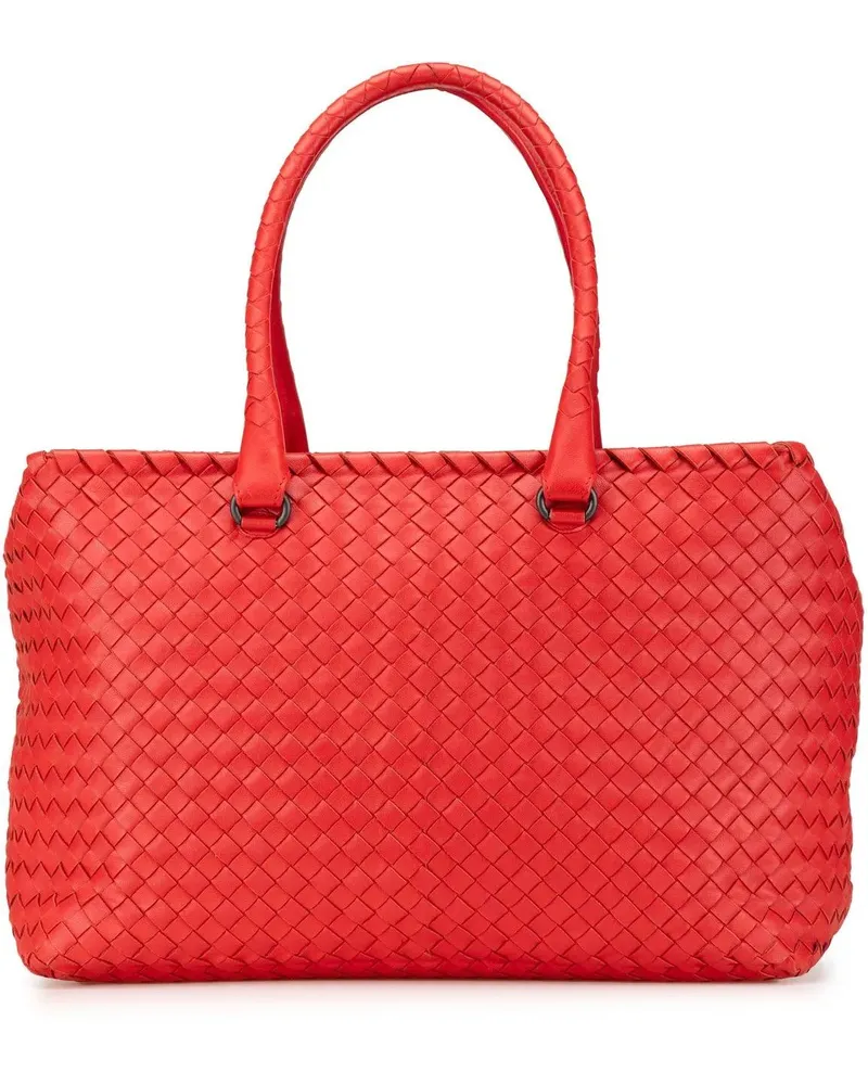 Bottega Veneta Shopper 2012-2024 Nappa Intrecciato Brick Tote rot Rot