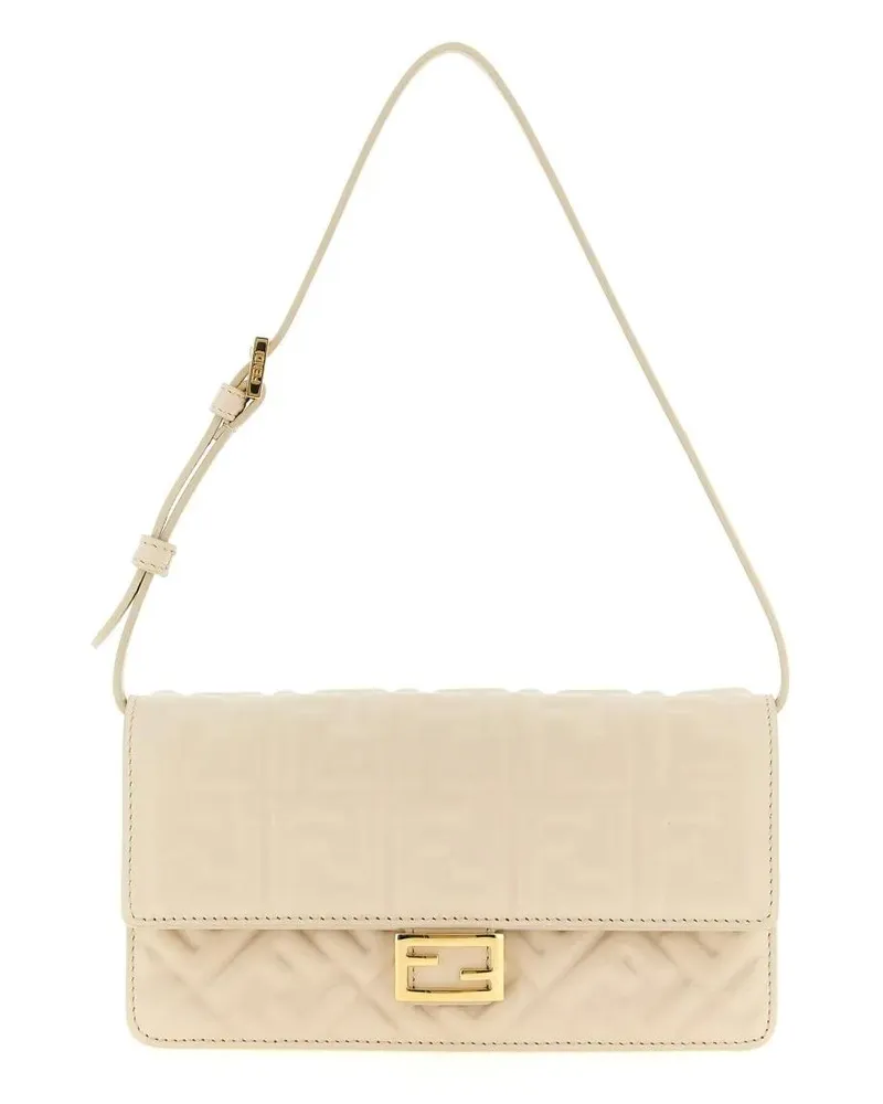 Fendi Portemonnaie Baguette' Wallet On Chain beige Beige
