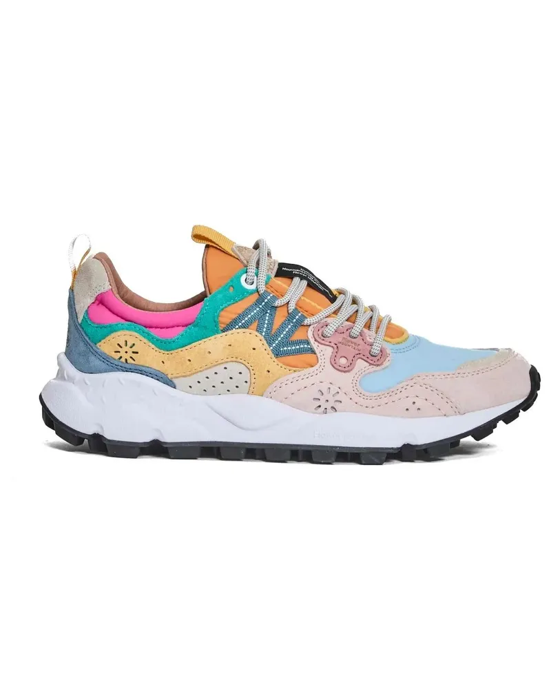 Flower MOUNTAIN Low-Top Sneaker Yamano 3 Pink And Light Blue Sneakers bunt Bunt
