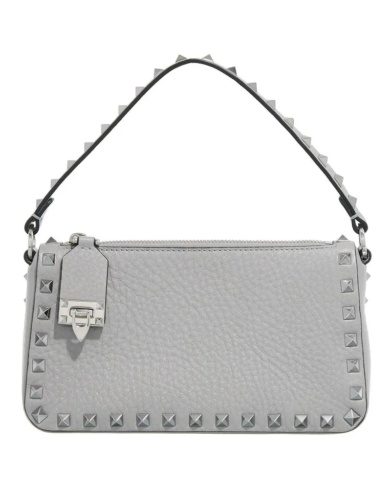 Valentino Garavani Crossbody Bags Small Shoulder Bag Rockstud grau Grau