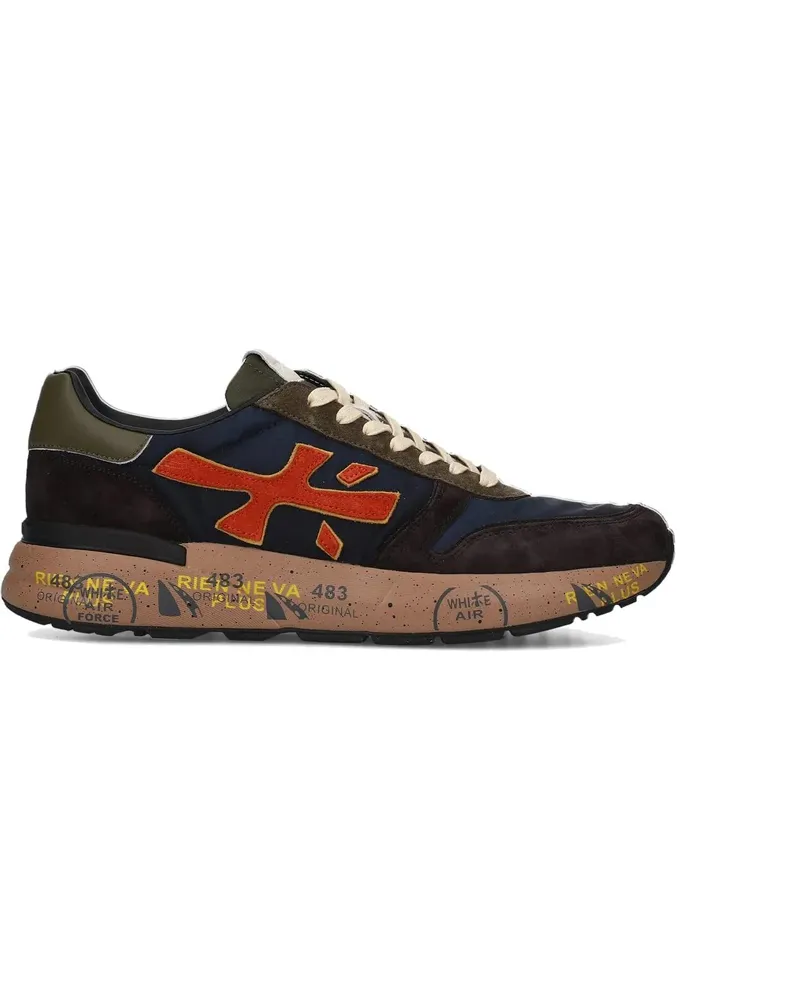 Premiata Low-Top Sneaker Mick 7721 Dark Brown Dark Blue blau Blau
