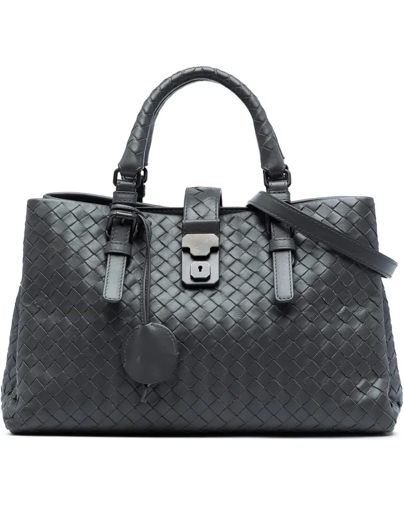 Bottega Veneta Hobo Bags Small Nappa Intrecciato Roma Satchel grau Grau