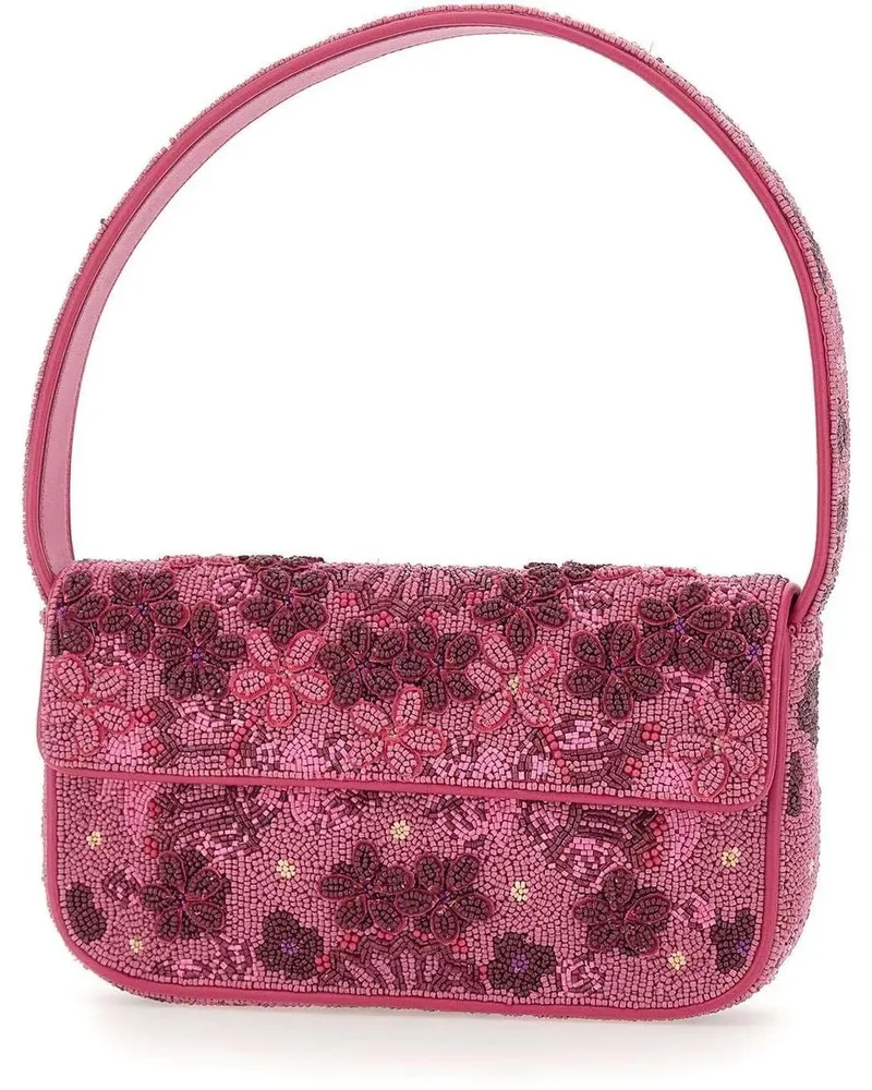 STAUD Hobo Bags Tommy Shoulder Bag - Synthetic - Pink rosa Gold