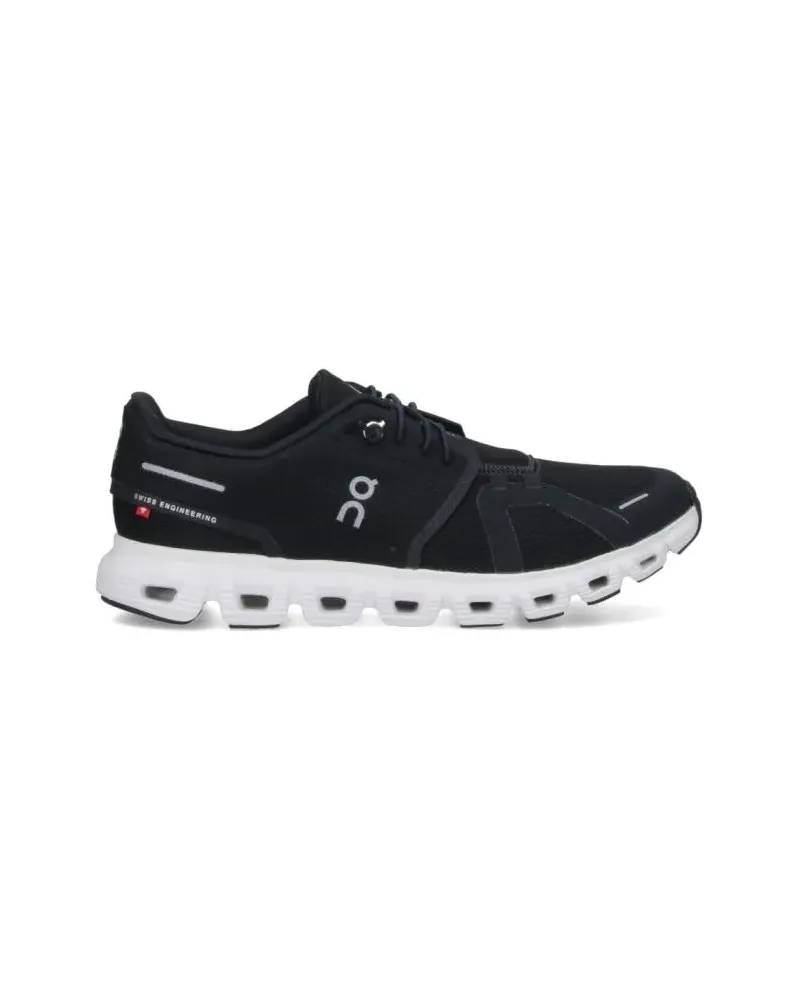 ON Low-Top Sneaker "Cloud 6" Sneakers – Black schwarz Schwarz