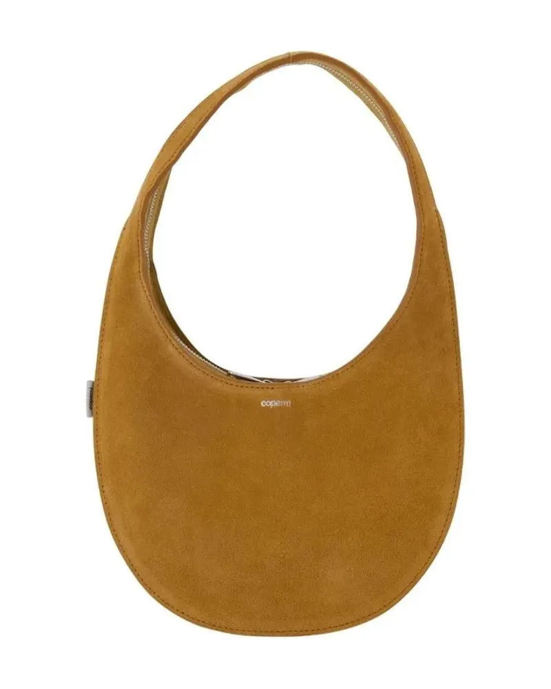 COPERNI Hobo Bags Double Gusset Swipe Bag - Leather - Brown braun Braun