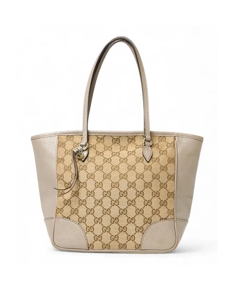 Gucci Hobo Bags Small Gg Supreme Canvas Shopper Bag beige Beige