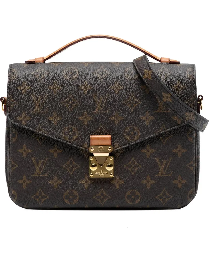 Louis Vuitton Hobo Bags Monogram Pochette Metis braun Braun