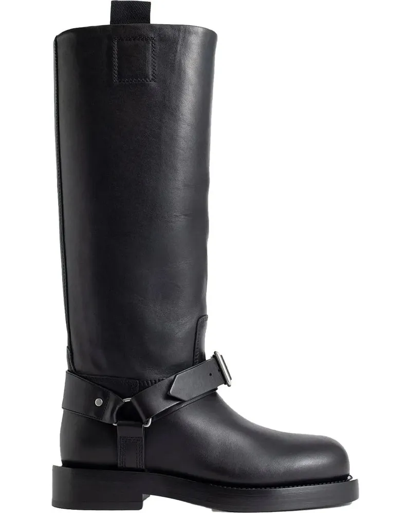 Burberry Stiefel  Sadlle High Boots schwarz Schwarz