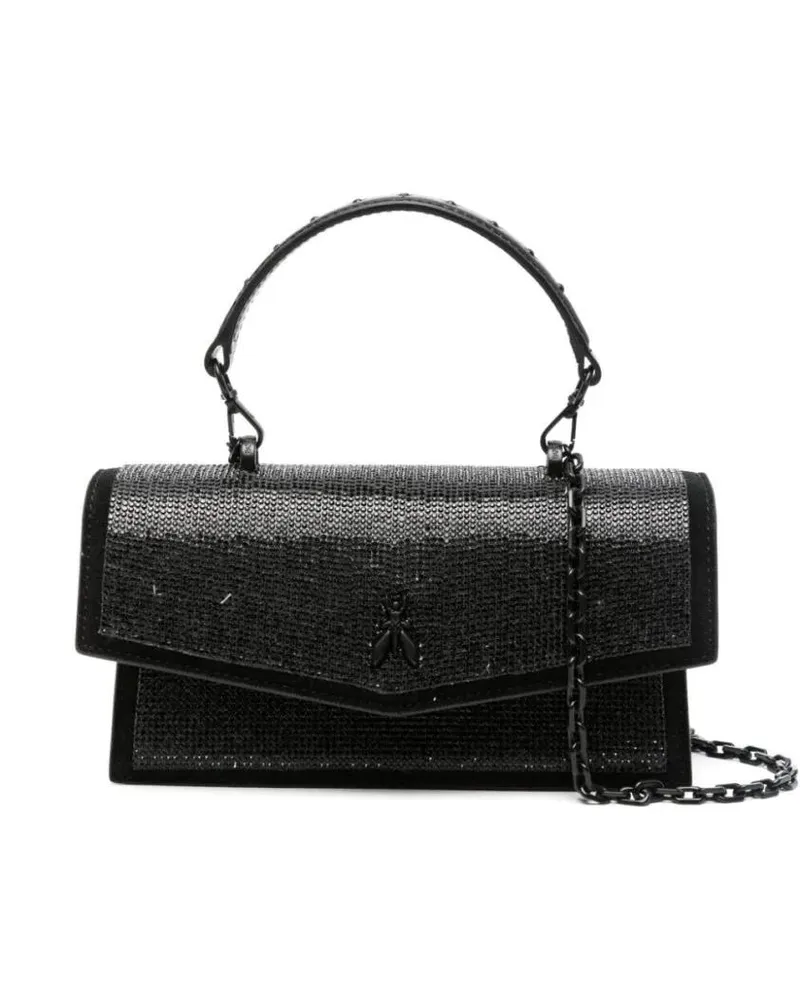 Patrizia Pepe Hobo Bags Bag With Rhinestones schwarz Schwarz