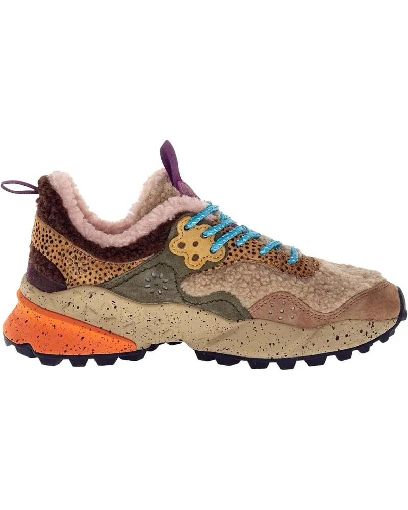 Flower MOUNTAIN Low-Top Sneaker Dames Kotetsu beige Beige