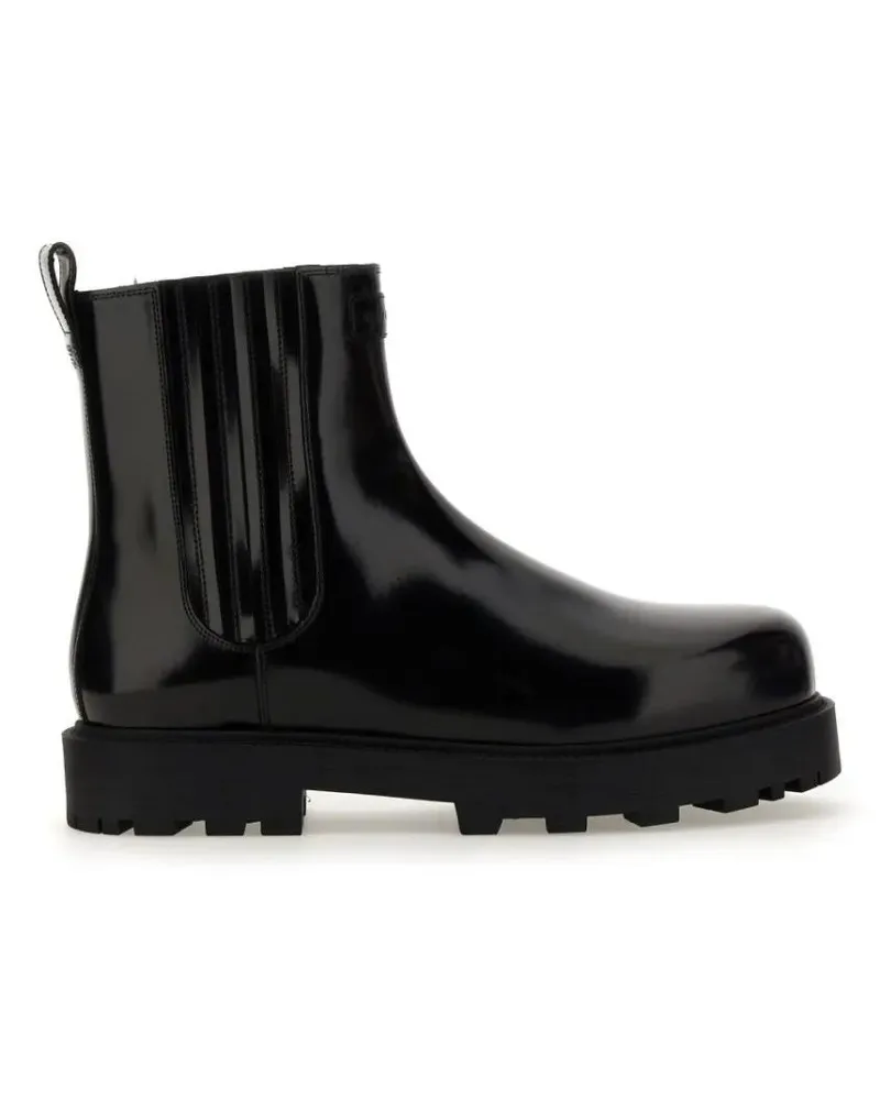 Givenchy Stiefel Polished Leather Chelsea Boots schwarz Schwarz