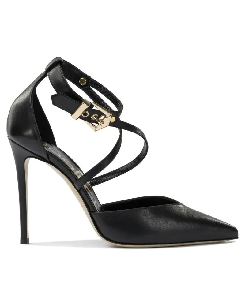 NINALILOU Hohe Schuhe Leather Pumps "Auril" schwarz Schwarz