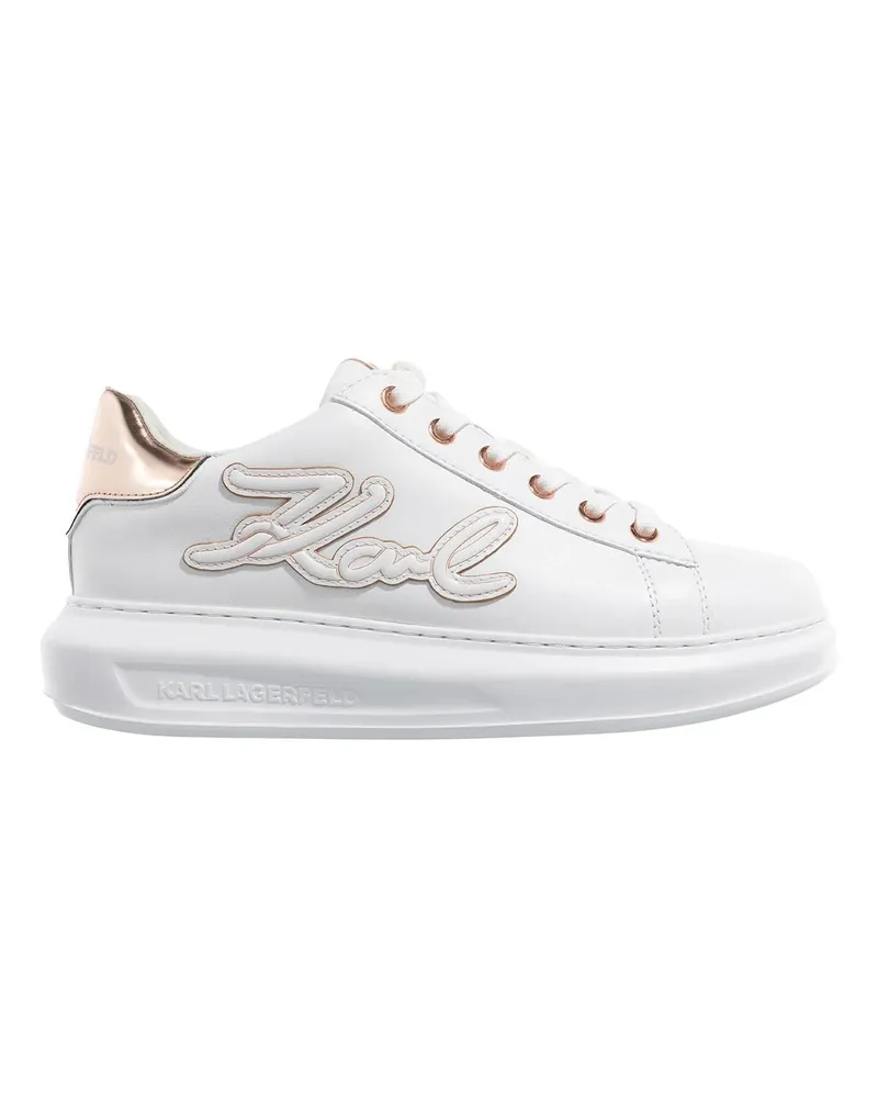 Karl Lagerfeld Low-Top Sneaker Kapri Signia Emboss Lo Lace weiß Weiß
