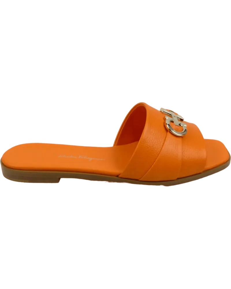 Ferragamo Slipper & Pantoletten CIABATTA ORIA ARANCIONE orange Orange