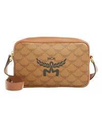 MCM Crossbody Bags Himmel Lauretos Crossbody Small Cognacbraun