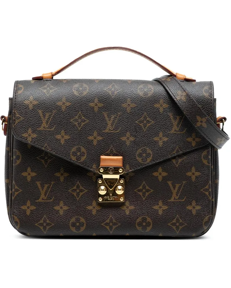 Louis Vuitton Hobo Bags Monogram Pochette Metis braun Braun