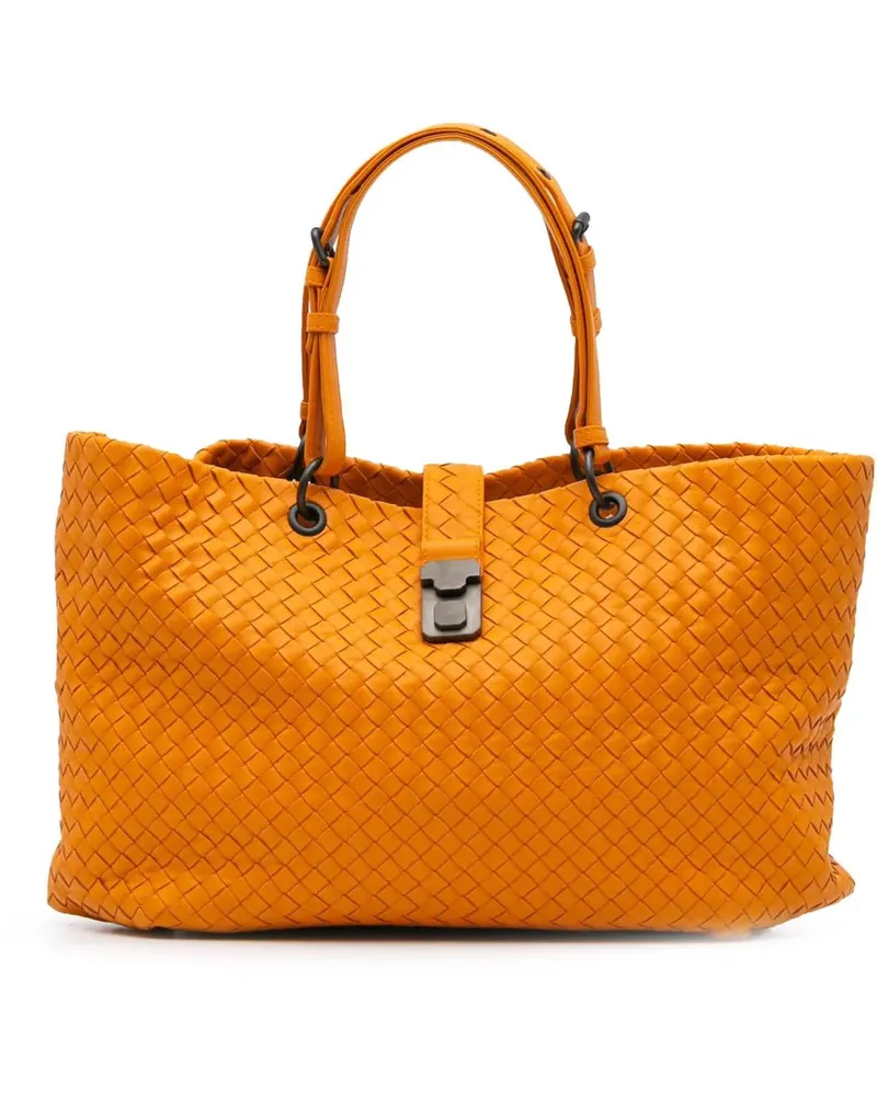 Bottega Veneta Shopper 2012-2024 Large Nappa Intrecciato Capri Tote orange Orange