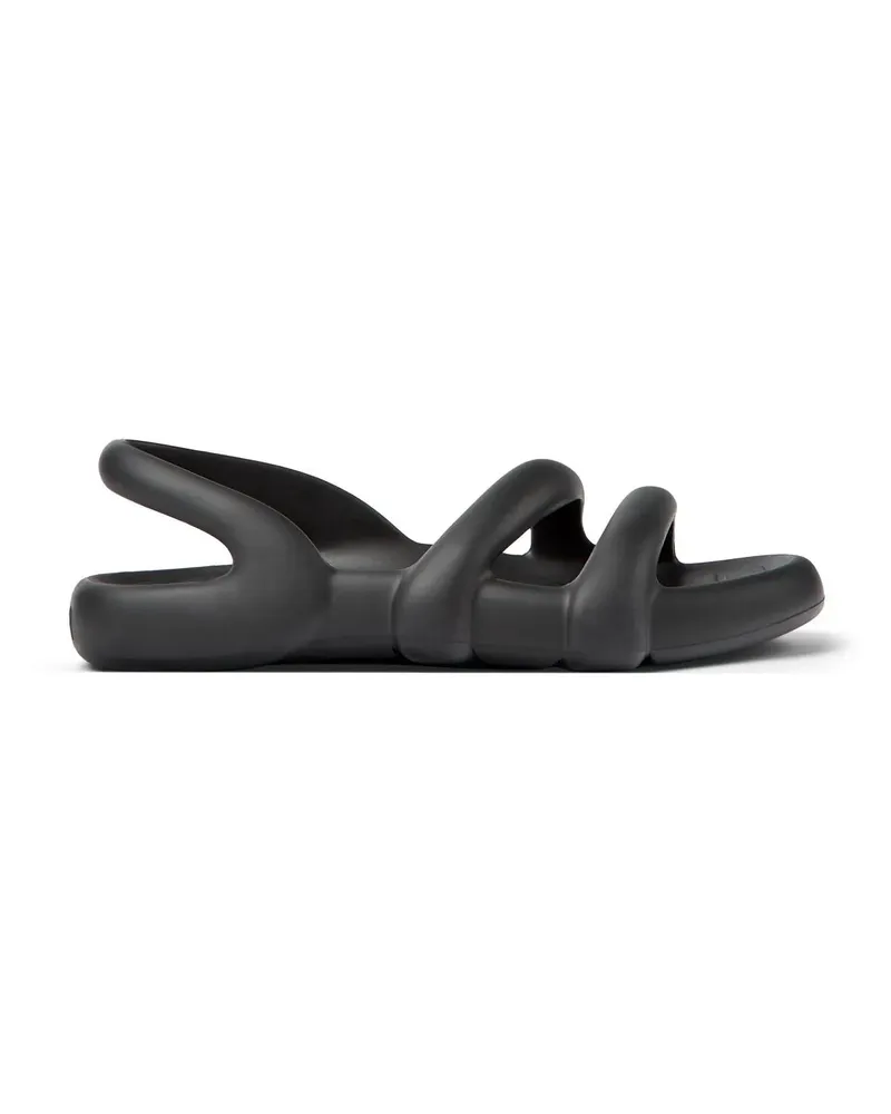 Camper Sandaletten mit Absatz Sandalen Kobarah Flat schwarz Schwarz