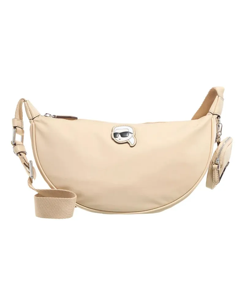 Karl Lagerfeld Crossbody Bags Ikon Nylon Sm Half Moon Sb beige Beige