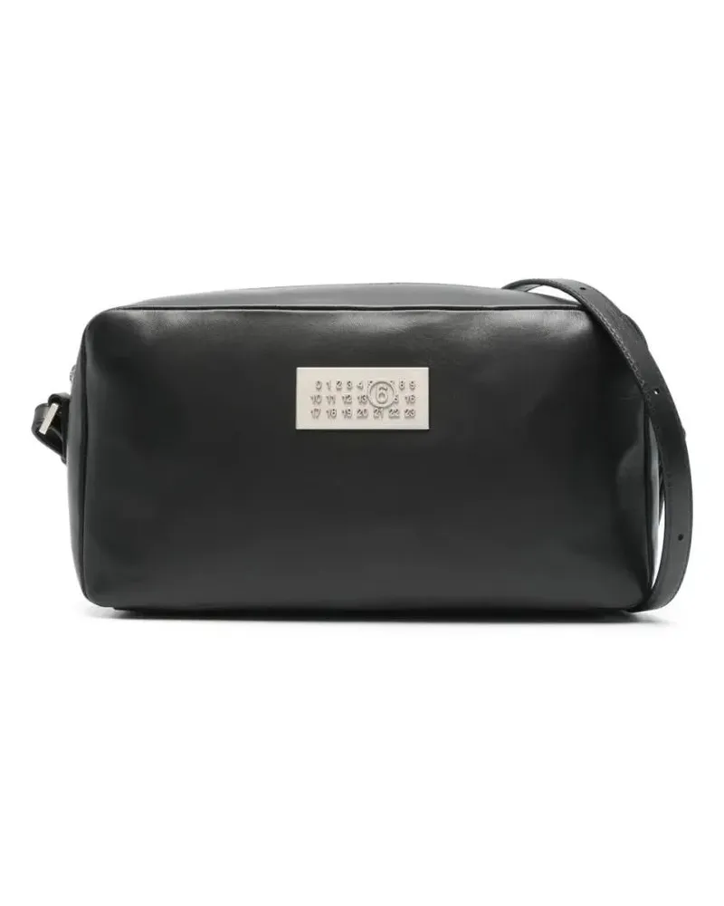 Maison Margiela Hobo Bags Numbers-Plaque Cross Body Bag schwarz Schwarz