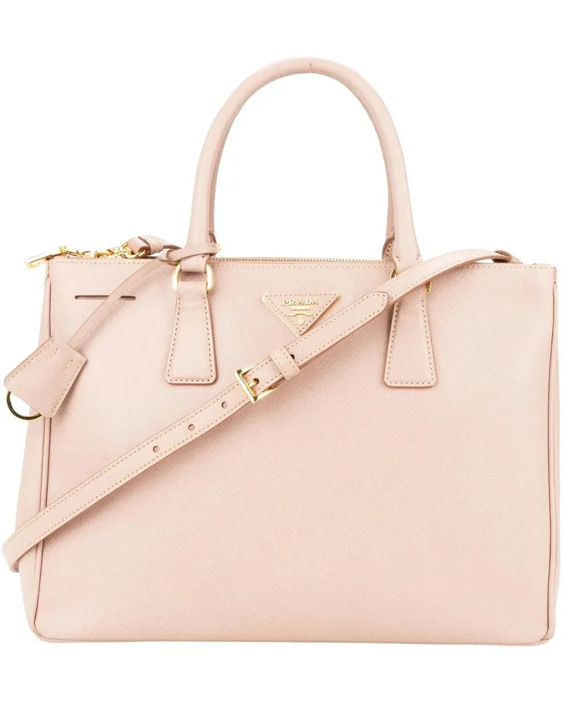 Prada Crossbody Bags  Rose Saffiano Leather Galleria Handbag bunt Bunt