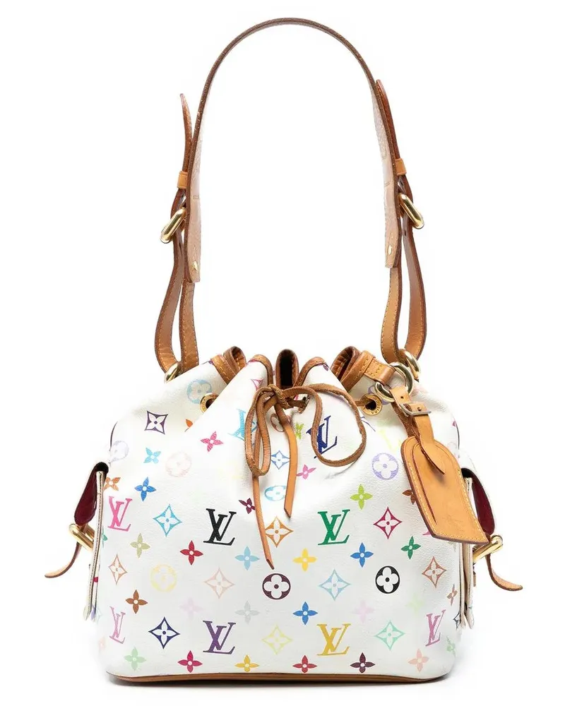 Louis Vuitton Hobo Bags Monogram Multicolore Petit Noe weiß Weiß