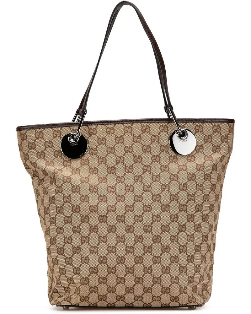 Gucci Shopper Large GG Canvas Eclipse Tote braun Braun