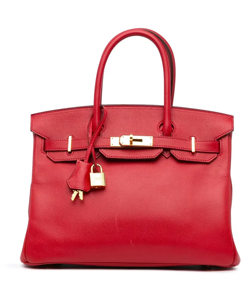 Hermès Crossbody Bags 2014 Epsom Birkin Retourne 30 rot Rot