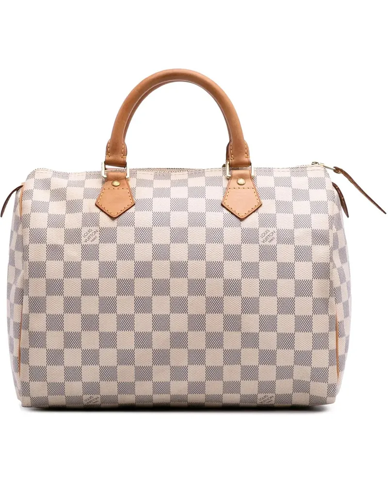 Louis Vuitton Crossbody Bags Damier Azur Speedy 30 weiß Weiß