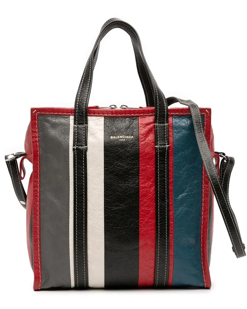 Balenciaga Hobo Bags S Lambskin Bazar Shopper Satchel rot Rot