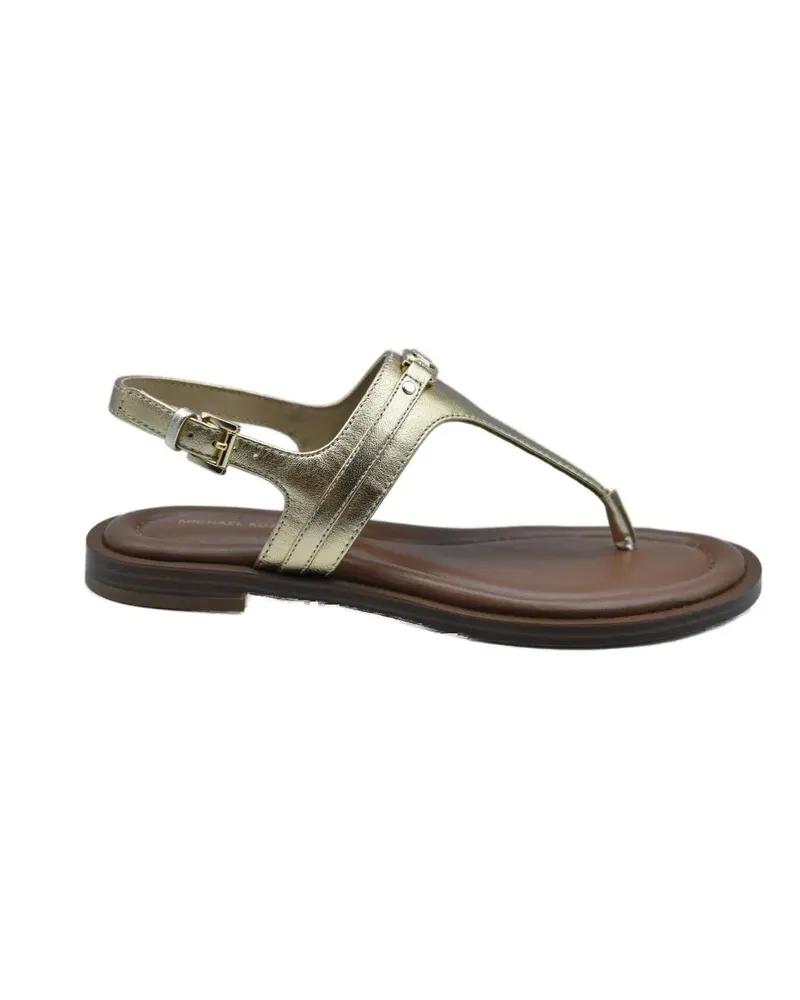 Michael Kors Sandalen Golden Laced Shoes With Thong Silhouette goldfarben 